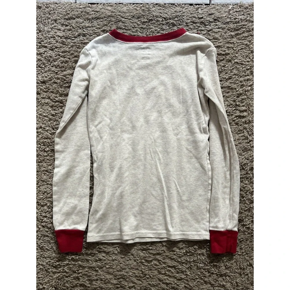 Pj Place Christmas Santa Holiday Kids Shirt Size 10 Long Sleeve
